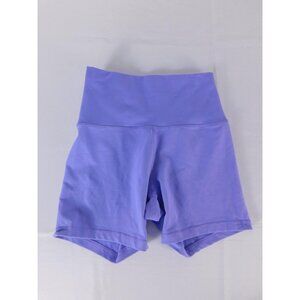 OFFLINE By Aerie Hugger Biker Shorts Womens Small Purple High Rise Yoga Gym